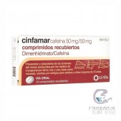 Cinfamar Cafeina 50/50 mg 10 Comprimidos