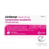 Cinfamar Infantil 25 mg 10 Comprimidos