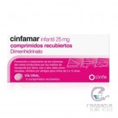 Cinfamar Infantil 25 mg 4 Comprimidos