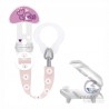 Mam Broche Para Chupete y Cubierta Protección Clit It & Cover Rosa