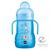 Mam Biberón Entrenamiento Trainer Azul 220 ml