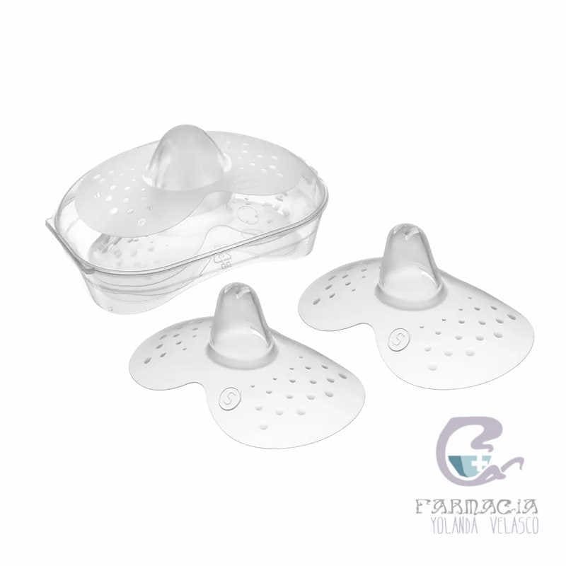 Pezonera Silicona Mam Nipple Shields 2 Unidades Talla Pequeña