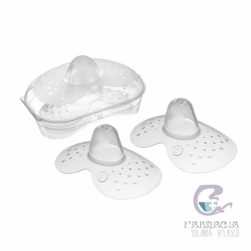 Pezonera Silicona Mam Nipple Shields 2 Unidades Talla Grande