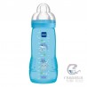 Bottle Biberón Mam Easy Active Baby +4M 330 ml Azul