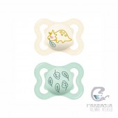 Chupete Silicona Simétrica Mam Supreme 2-6 m Pack Doble Neutro