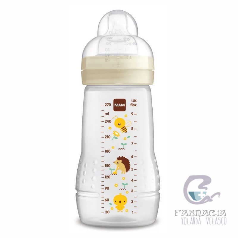 Biberón Bottle Mam Easy Active Baby +2 Meses 270 ml Neutro
