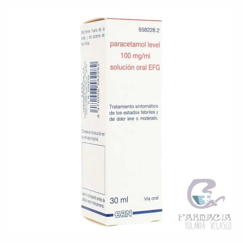Paracetamol Level EFG 100 mg/ml Solción Oral 1 Frasco 30 ml