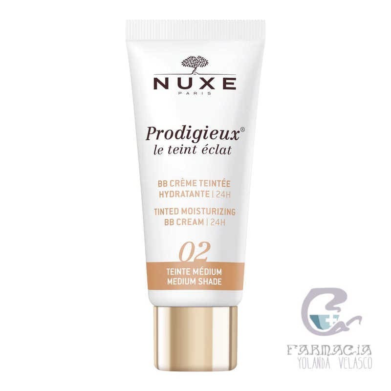 Nuxe BB Cream Hidratante 48 horas Tono Medio 30 ml
