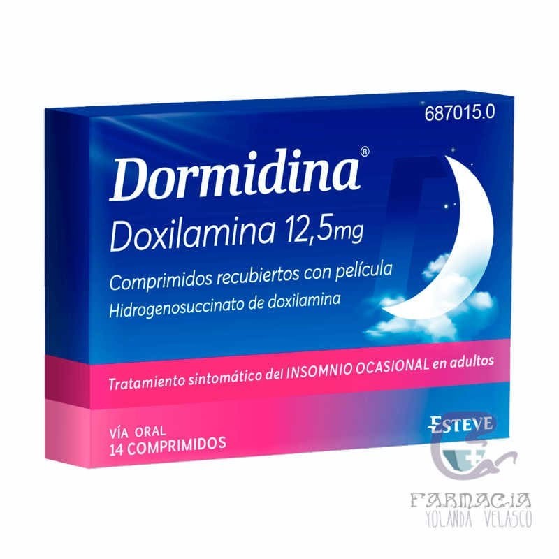 Dormidina 12.5 mg 14 Comprimidos Recubiertos