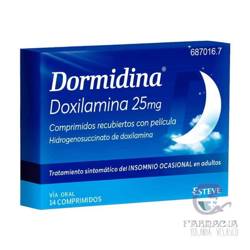 Dormidina 25 mg 14 Comprimidos