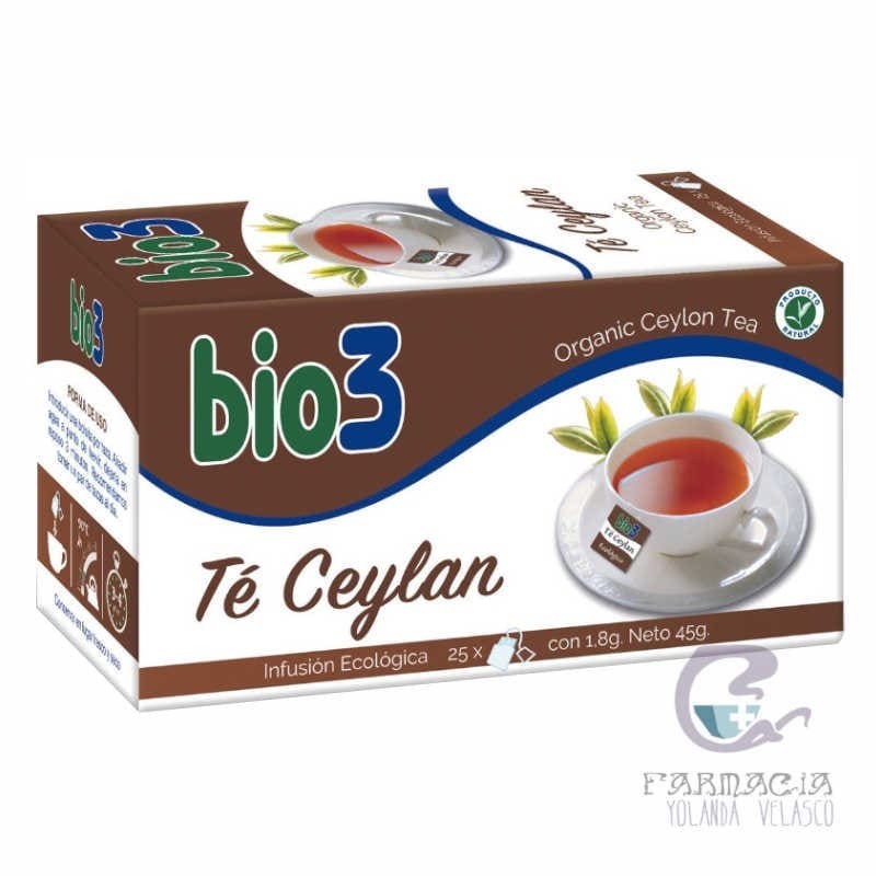 Bio3 Té Ceylan 1.5 gr 25 Filtros