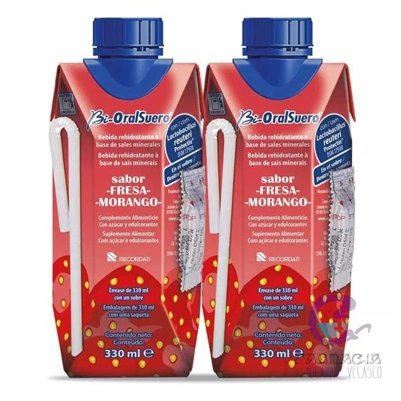 Bioralsuero 330 ml Fresa 2 Tetrabik