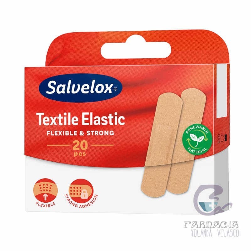 Salvelox Apósito Adhesivo Tela 20 Unidades