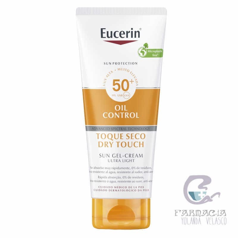 Eucerin Sun Body Gel Cream Dry Touch SPF 50+ Sensitive Protect 200 ml