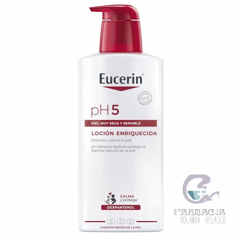 Eucerin Loción Enriquecida Piel Sensible pH-5 1 l