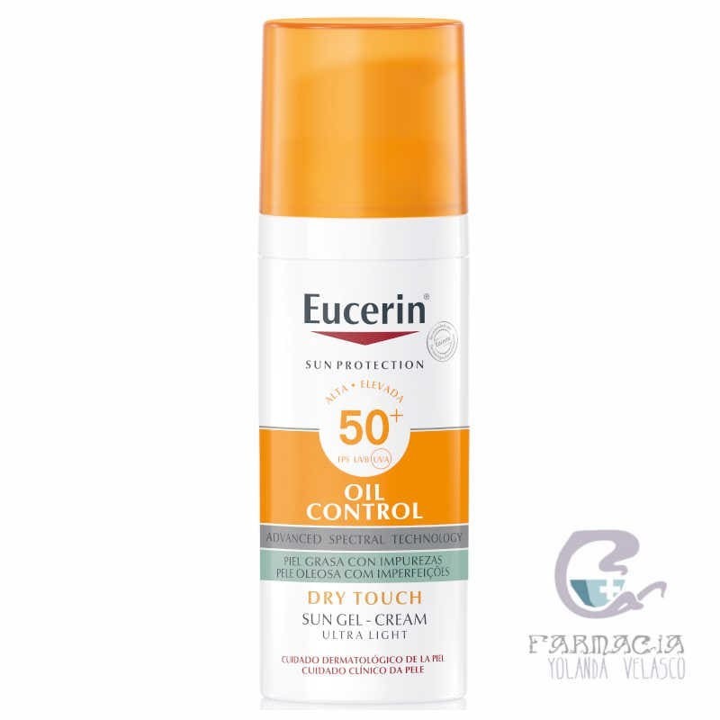 Eucerin Sun Protection 50 Gel Crema Rostro Oil 50 ml