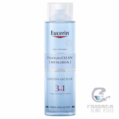Eucerin Dermatoclean 3 en 1 Solución Micelar Limpiador 400 ml
