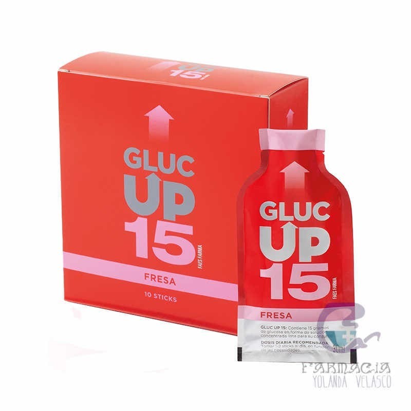 Gluc Up 15 Faes Farma Fresa 10 Sticks