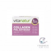 Vitanatur Collagen Piel 30 Viales 25 ml Sabor Frutos Rojos