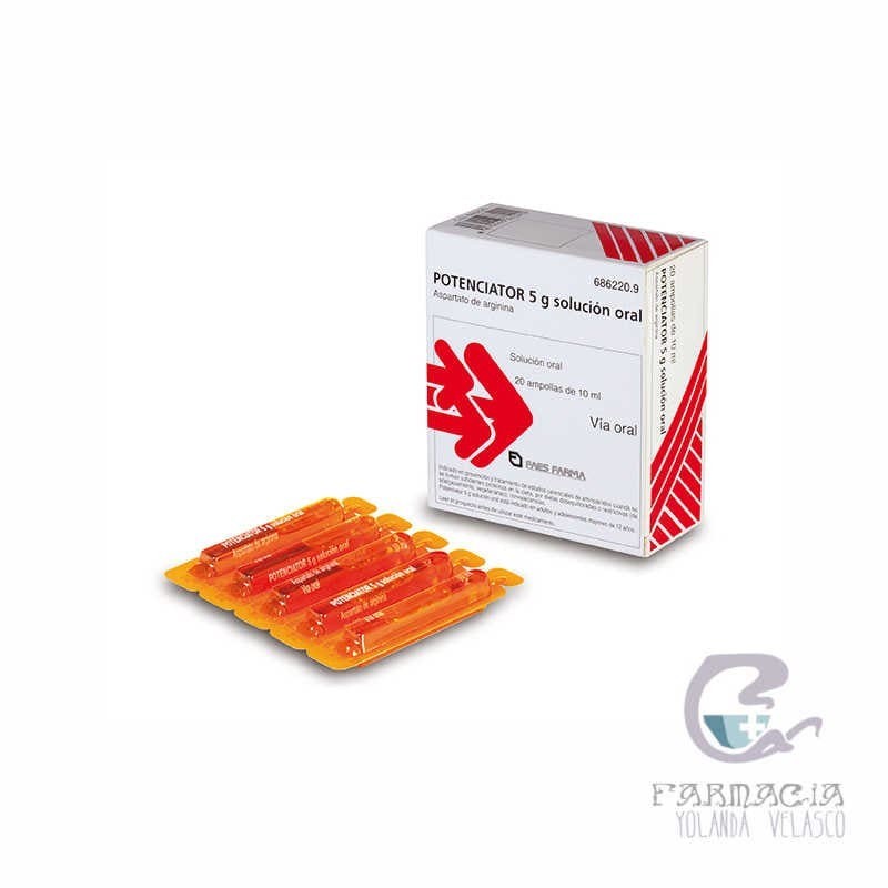 Potenciator 5 g 20 Ampollas Bebibles 10 ml