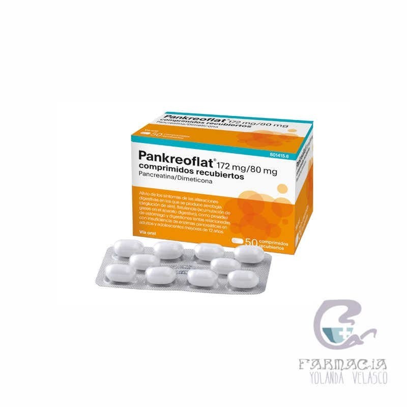 Pankreoflat 50 Grageas