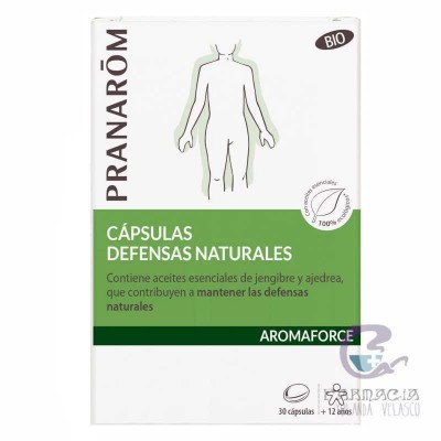 Pranarom Aromaforce Defensas Naturales Bio 30 Cápsulas