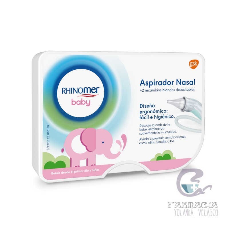 Rhinomer Baby Aspirador Nasal 1 Unidad + 2 Recambios