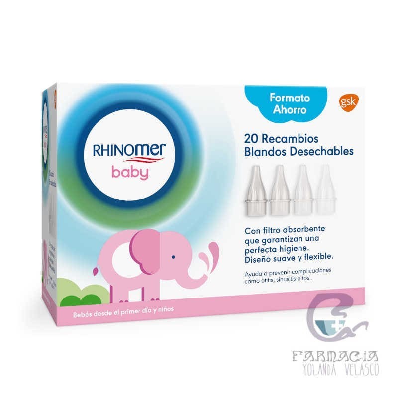 Rhinomer Baby 20 Recambios Blandos Desechables
