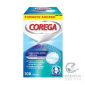 Corega Oxigeno Bi-Activo Limpieza Prótesis Dental 108 Tabletas Limpiadoras