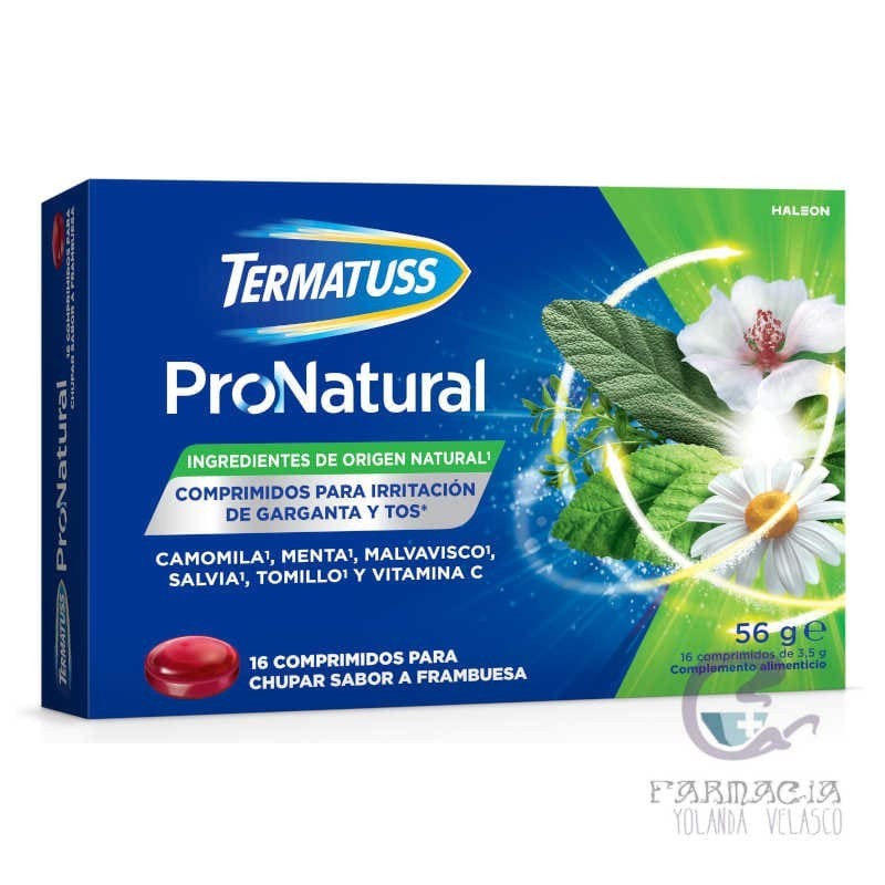 Termatuss Pronatural 16 Comprimidos Para Chupar
