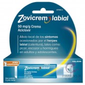 Zovicrem Labial 50 mg/g Crema Tubo 2 gr Bomba Dosificadora