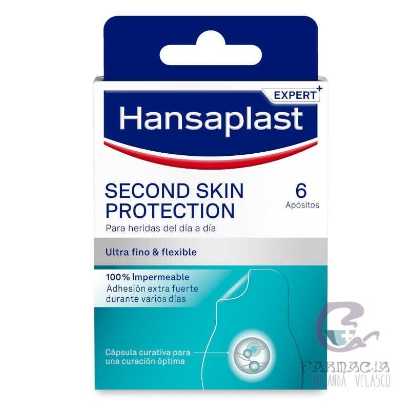 Hansaplast Second Skin Protection 6 Parches 73 mm x 36 mm