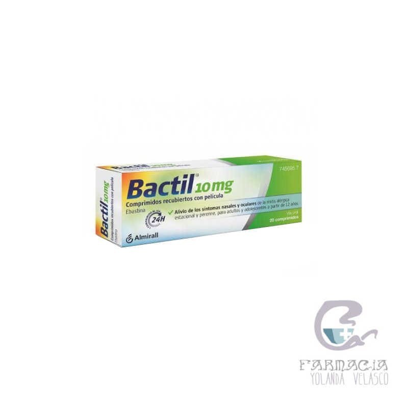 Bactil 10 mg 20 Comprimidos Recubiertos 
