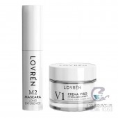 Lovren Travel Kit Máscara Nero M3 + Crema Viso V1 Hydra-Age Effect 15 ml