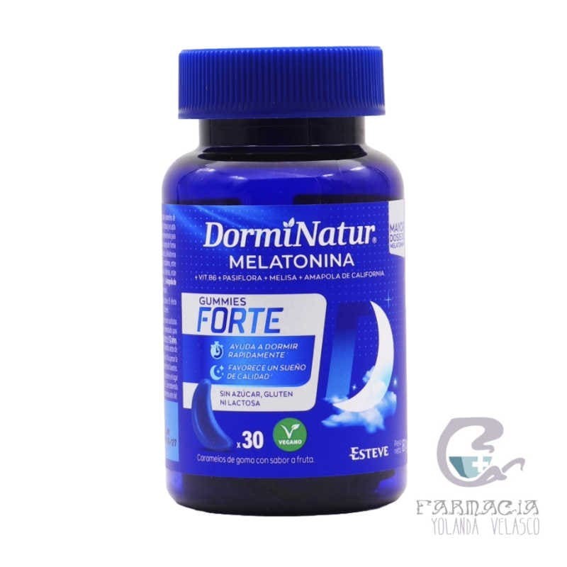 Dorminatur Gummies Forte 30 Caramelos de Goma Sabor Fruta