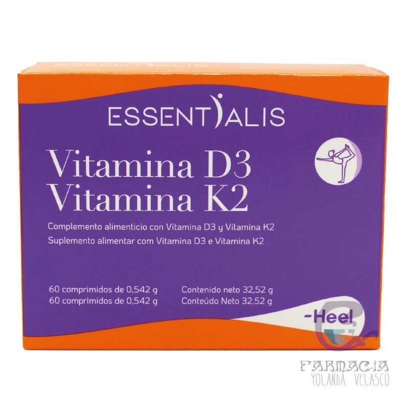 Essentialis Heel Vit D3 K2 60 Comprimidos