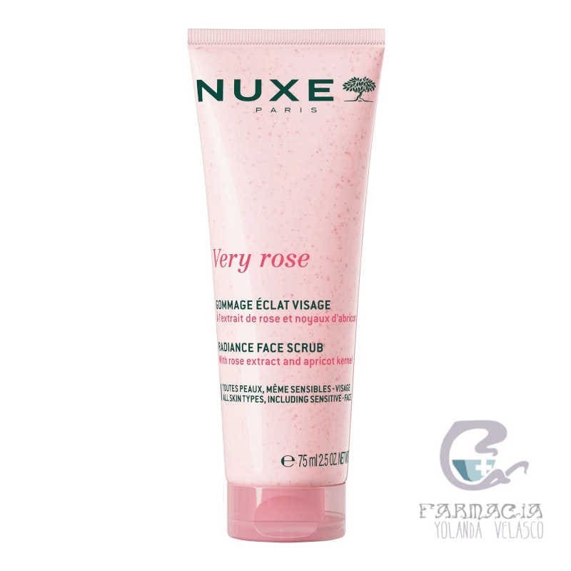 Nuxe Very Rose Exfoliante Facial Luminosidad 75 ml