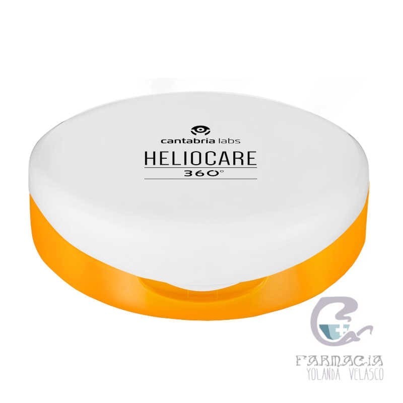 Heliocare 360º SPF50 Oil Free Compact Protector Solar 10 gr Color Beige