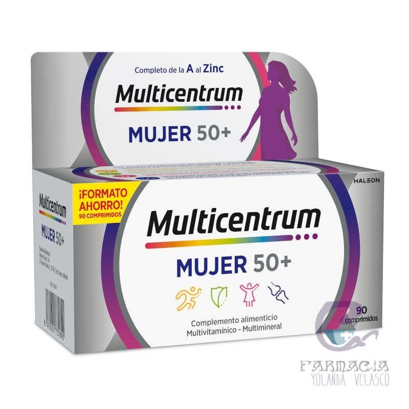 Multicentrum Mujer 50+ 90 Comprimidos