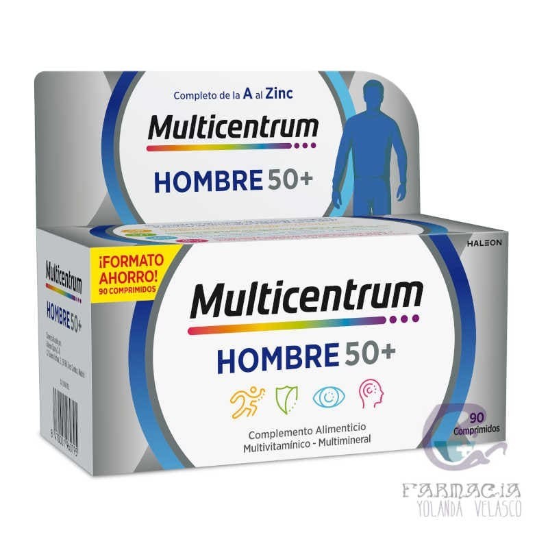 Multicentrum Hombre 50+ 90 Comprimidos