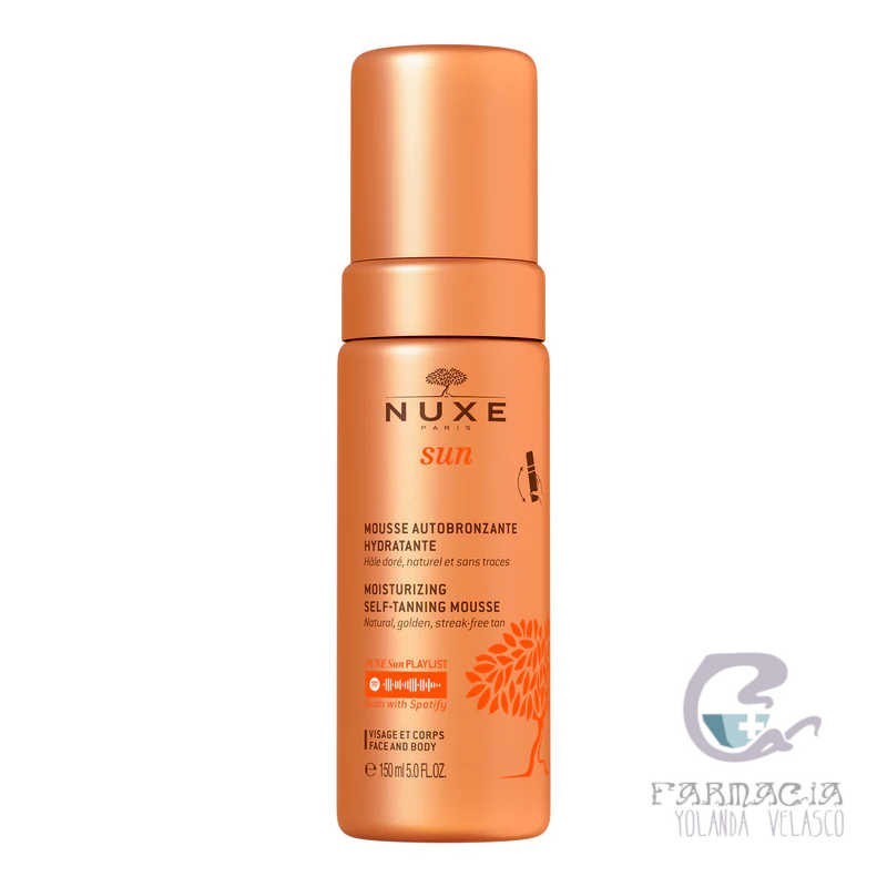 Nuxe Sun Espuma Autobronceadora Rostro y Cuerpo 1 Envase 150 ml