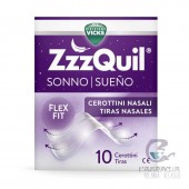 ZzzQuil Sueño 10 Tiras Nasales
