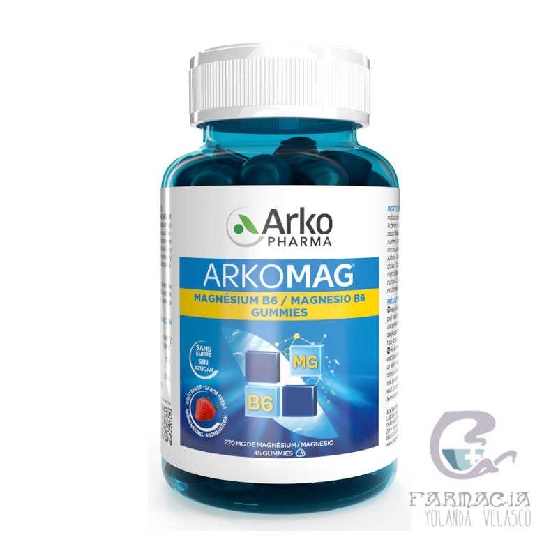 Arkomag Magnesio B6 45 Gummies Sabor Fresa