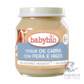 Babybio Yogur de Cabra con Pera e Higos +6 Meses