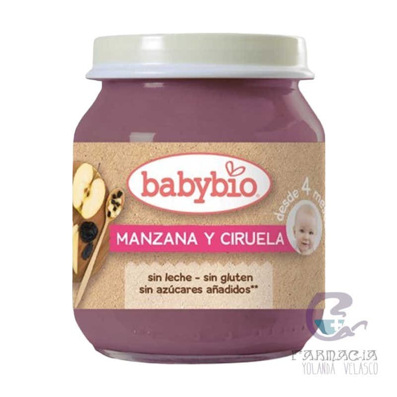Babybio Potito Manzana y Ciruela +4 Meses