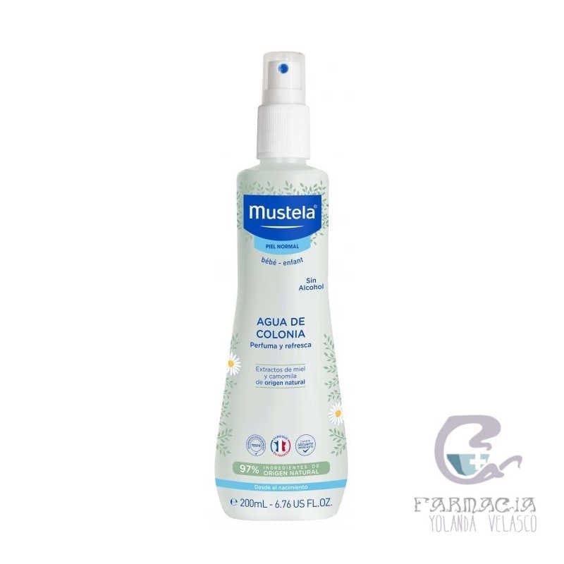 Mustela Agua de Colonia Sin Alcohol 1 Envase 200 ml