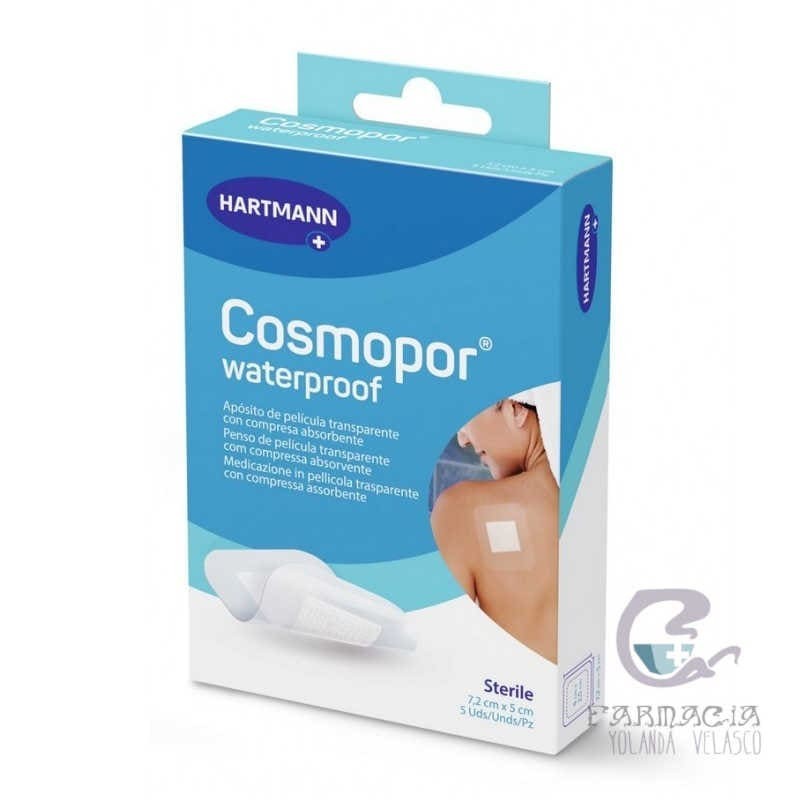 Cosmopor Apósito Adhesivo Waterproof 5 Unidades 7,5x5 cms