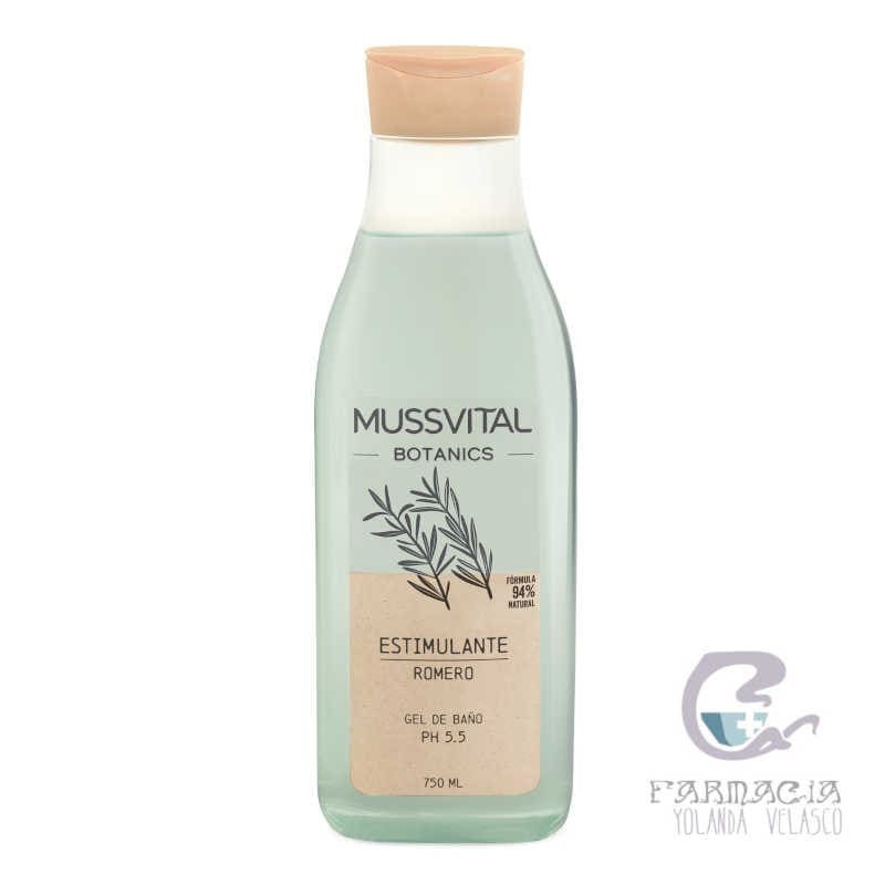 Mussvital Essentials Botanics Gel de Baño Romero 1 Envase 750 ml