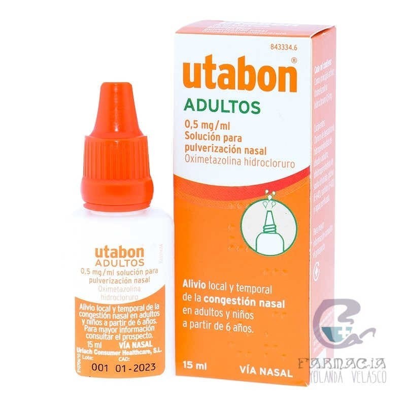 Utabon Adultos 0.5 MG/ML Nebulizador Nasal 15 ml