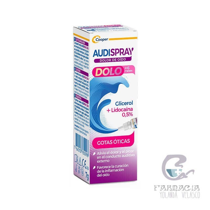 Audispray Dolo Gotas Óticas 1 Envase 7 gr